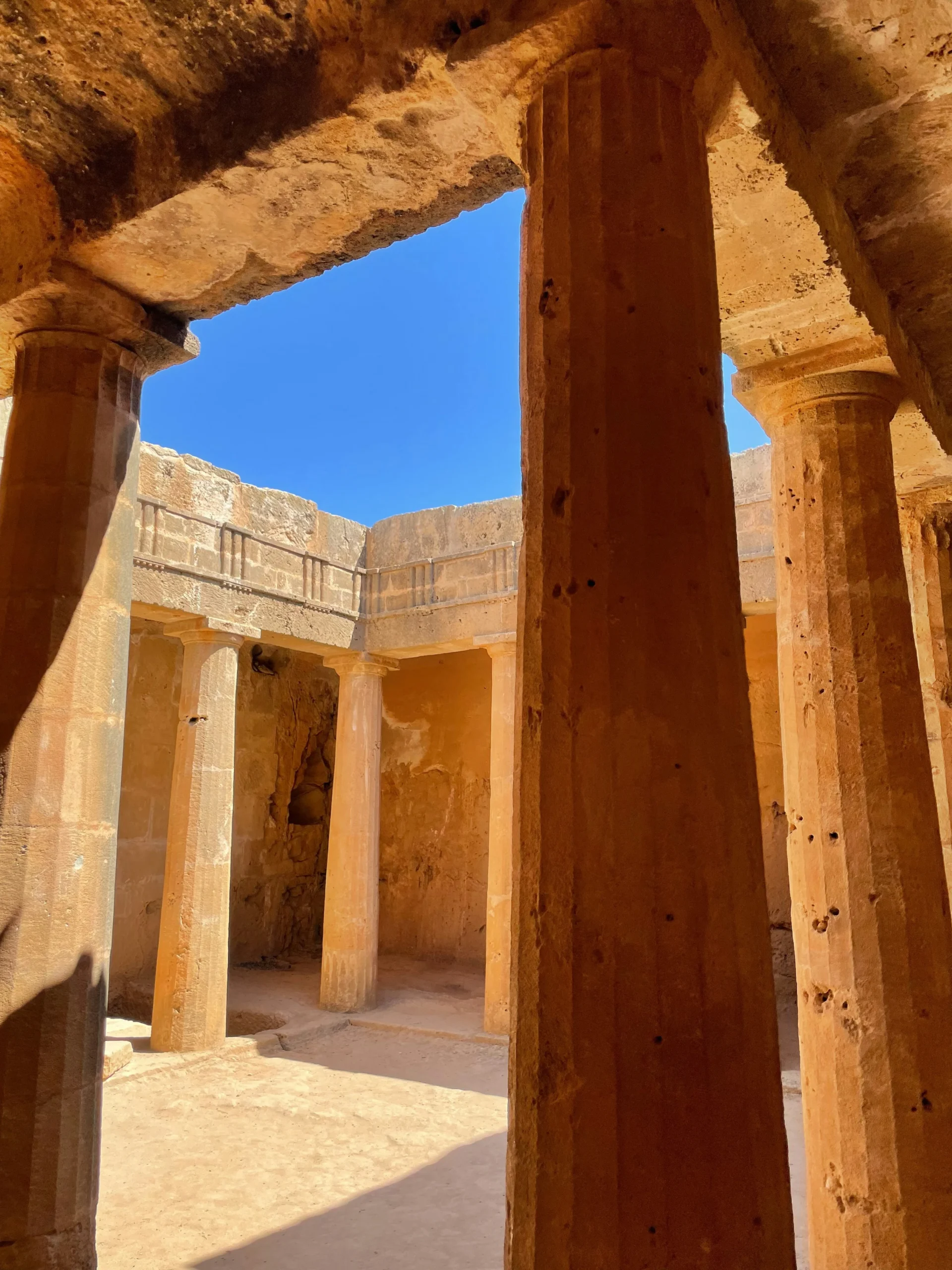 Ancient Tombs of the Kings in Paphos – Cyprus in winter