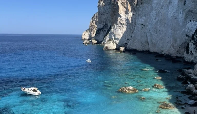 Erimitis Bay Paxos Greece – one of the best beaches with turquoise water