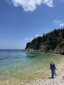 Kipos Beach Paxos with turquoise water