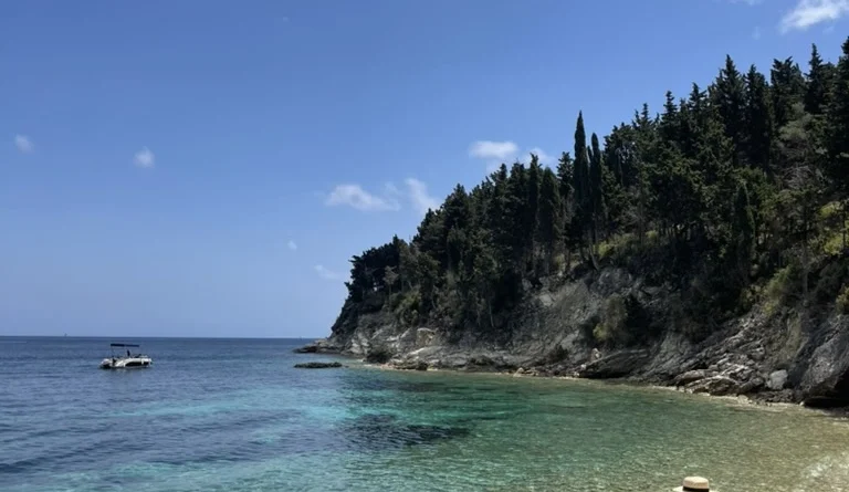 Kipos Beach Paxos with turquoise water