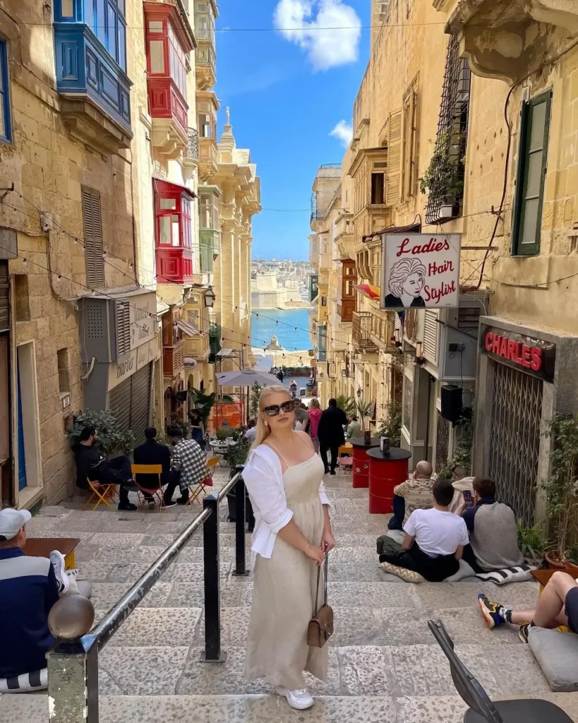 Valletta Malta old town street view travel guide