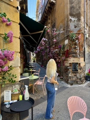 spring travel Europe Italy street