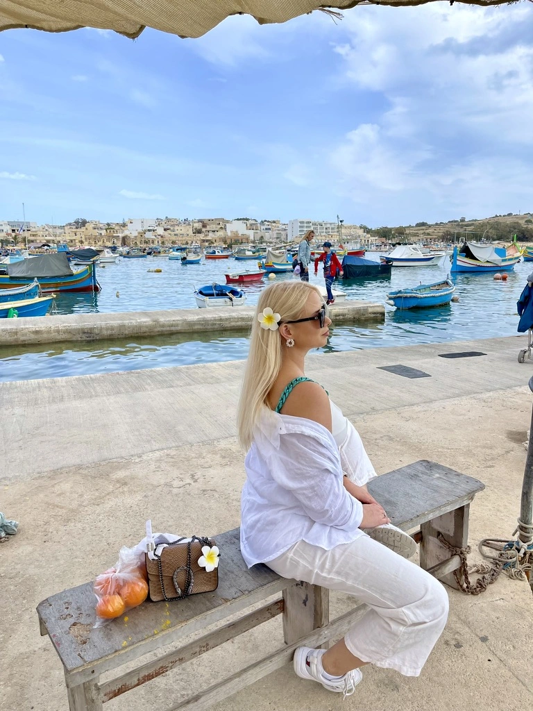 Malta Marsaxlokk harbor colorful boats spring destination