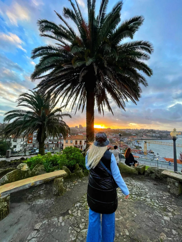 Porto Portugal sunset spring travel view